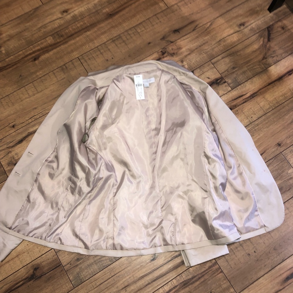 NWT NY&Co. Khaki Blazer Size 14 - Picture 11 of 14